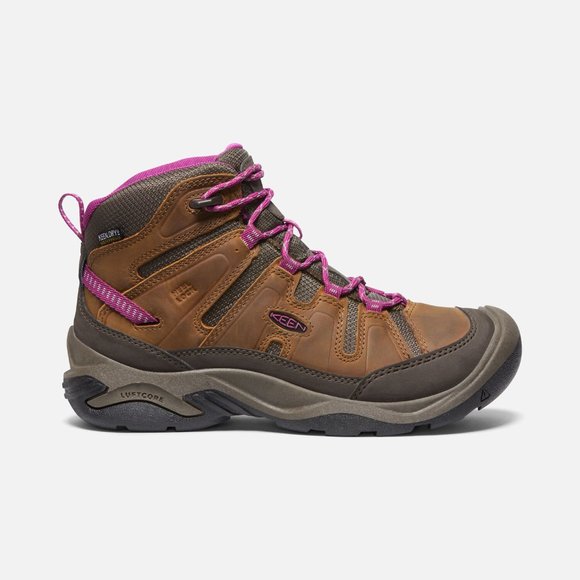Keen Shoes - KEEN Circadia Vent Hiking Boot Shoe Waterproof Syrup Bosenberry Women's